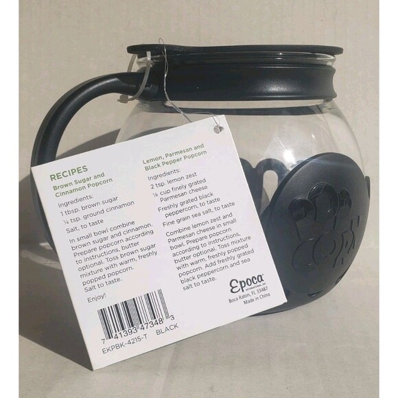 Micro-Pop Popcorn Popper 1.5 Quart with Lid for Microwave Use by Ecolution NWT - Picture 5 of 8